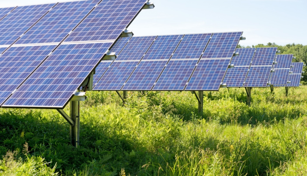 Example of solar farm